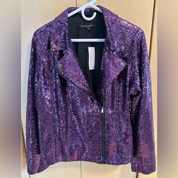 Squin Bomber Jacket - NWT - Picture 1 of 6